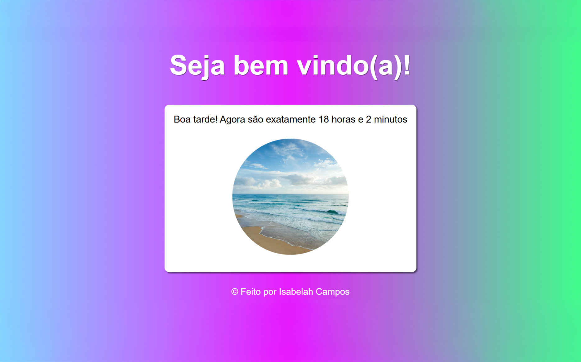 Projeto A hora certa